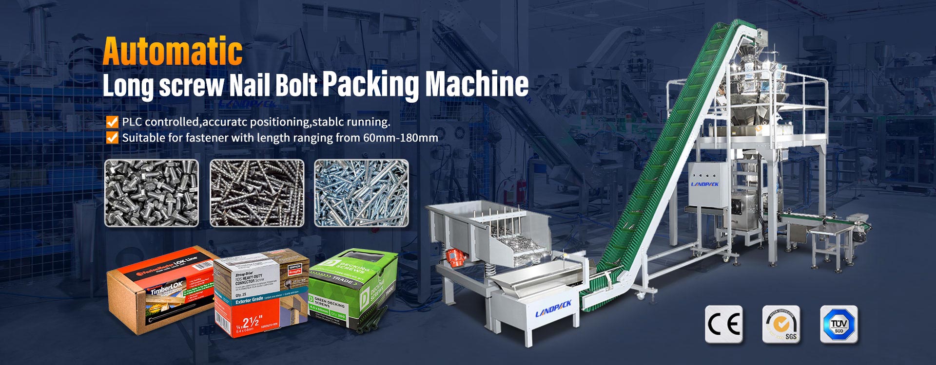 fastener packing machine