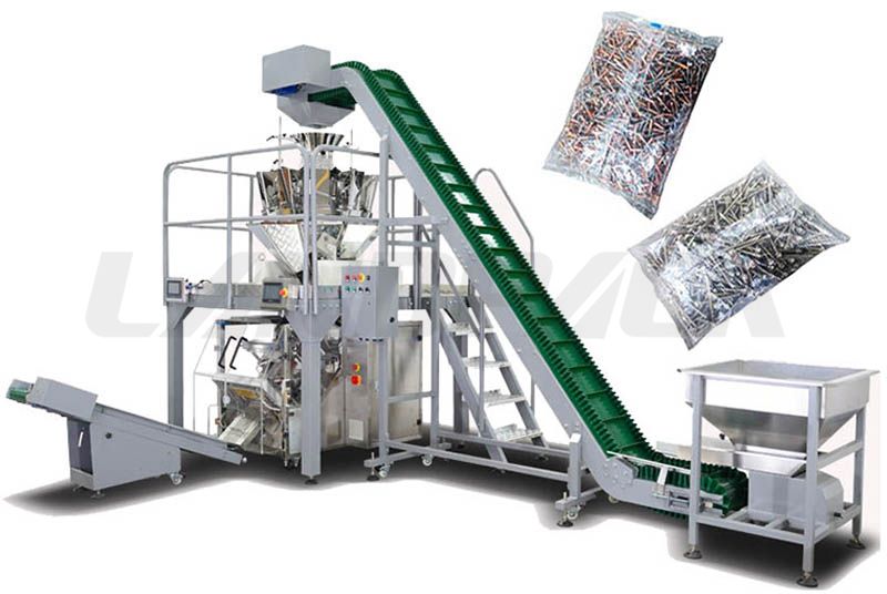 Automatic Fastener/ Screw Pouch Multihead Weigher Packing Machine