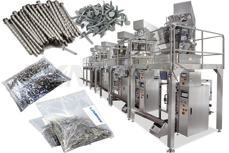 Automatic Nail/ Fastener/ Screw Pouch Weighing Packing System