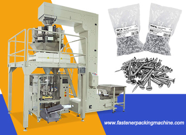 Automatic Nail Pouch Packing Machine With Multihead Weigher