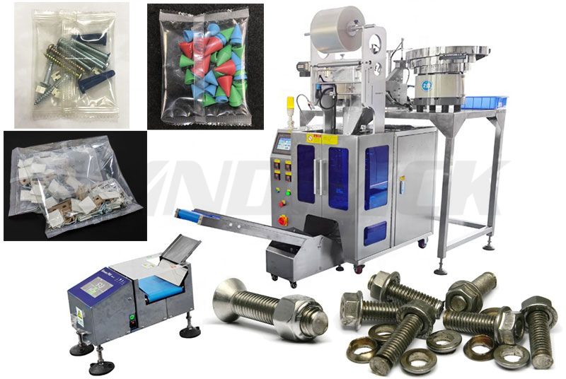 Low Cost Automatic Counting Packing Machine With 2 Vibration Disk