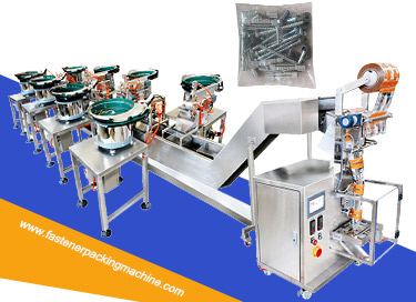 Automatic Screw/ Furniture Fittings Counting Packing Machine With 7 Vibrate Bowl