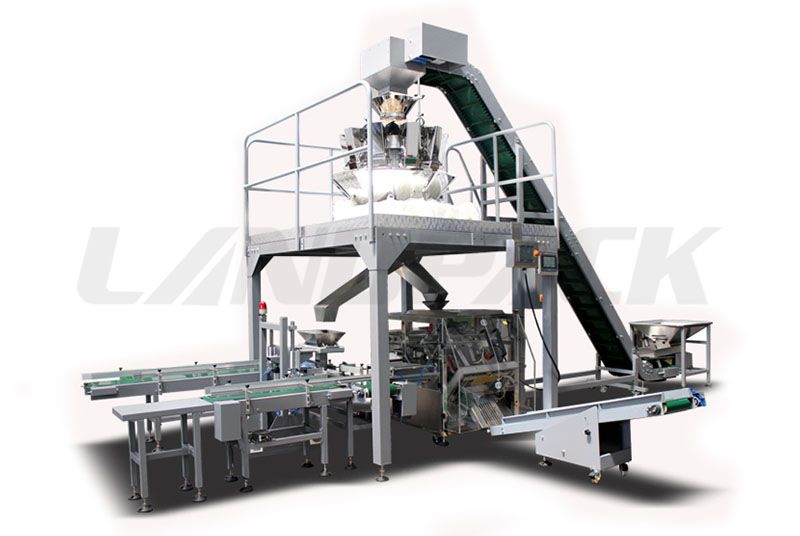 Multifunctional Boxing And Bagging Packing Machine With Combination Weigher