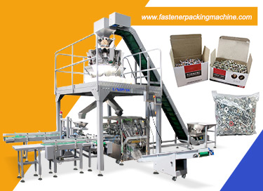 Multi-fonction Boxing and Bagging Packing System for Hardware Fastener Screws