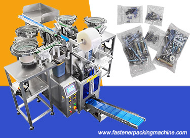 Automatic Fastener Counting Packing Machine For Screw Bolt Furniture Fittings