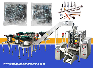 Furniture Fittings Counting Packing Machine with 6 Vibrating Feeder