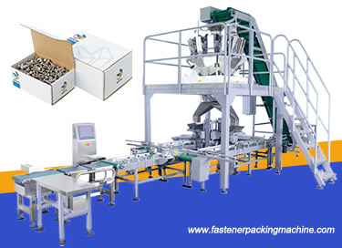 High Speed Fastener & Hardware Double Opening Box Packing Machine