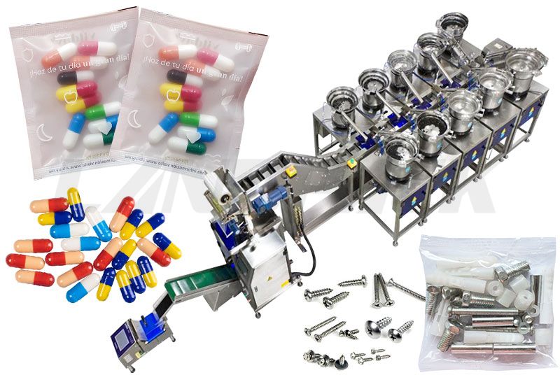 Automatic Furniture Hardware Fitting Pill Counting Packing Machine