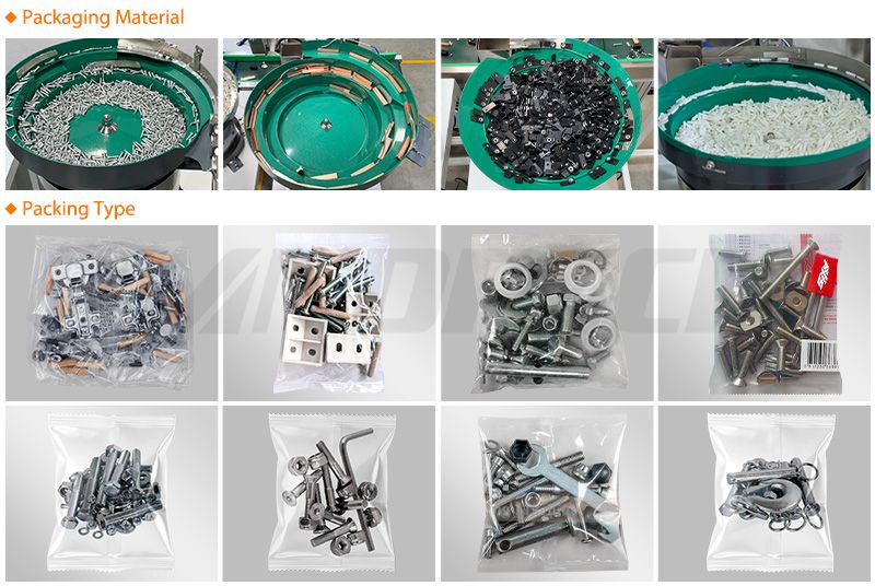 hardware fitting packing machine