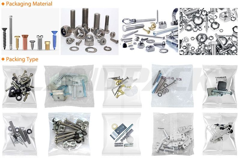 furniture fittings counting packing machine