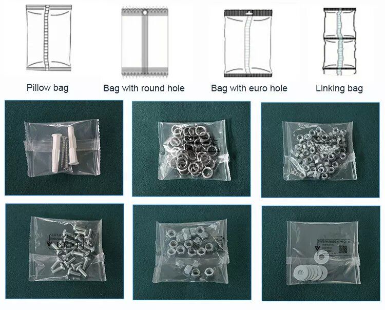 Multi-function Automatic Rubber O-ring Rubber Gasket Parts Counting and Packing Machine