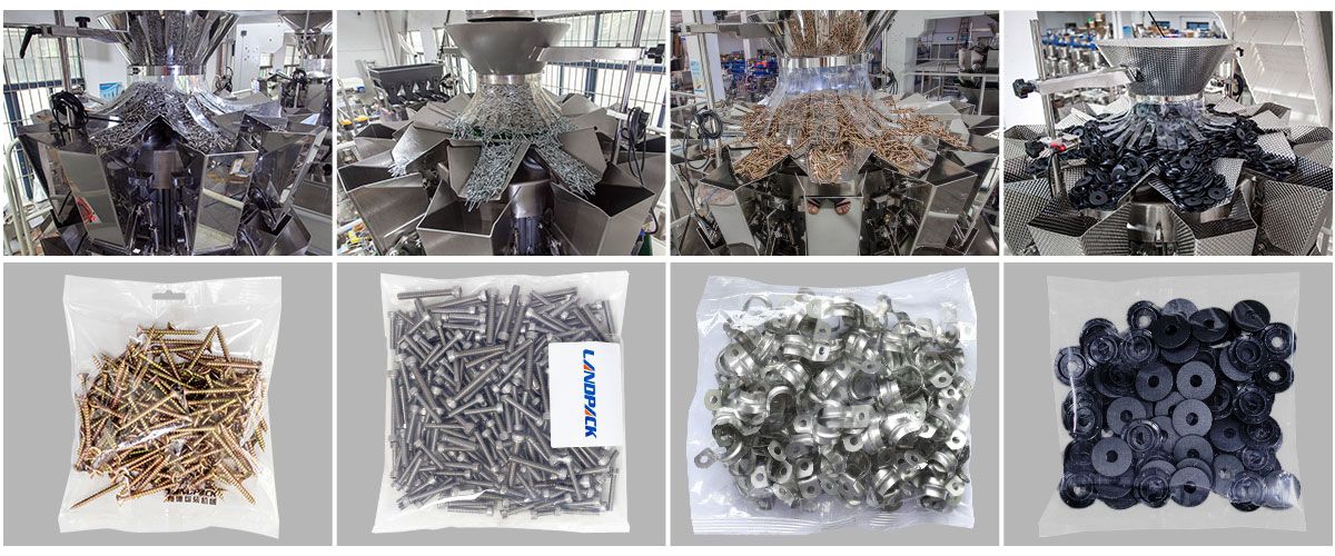 Screw Fastener Bolt Nut Gasket Button Plastic Hardware Accessory Filling Packaging Machine