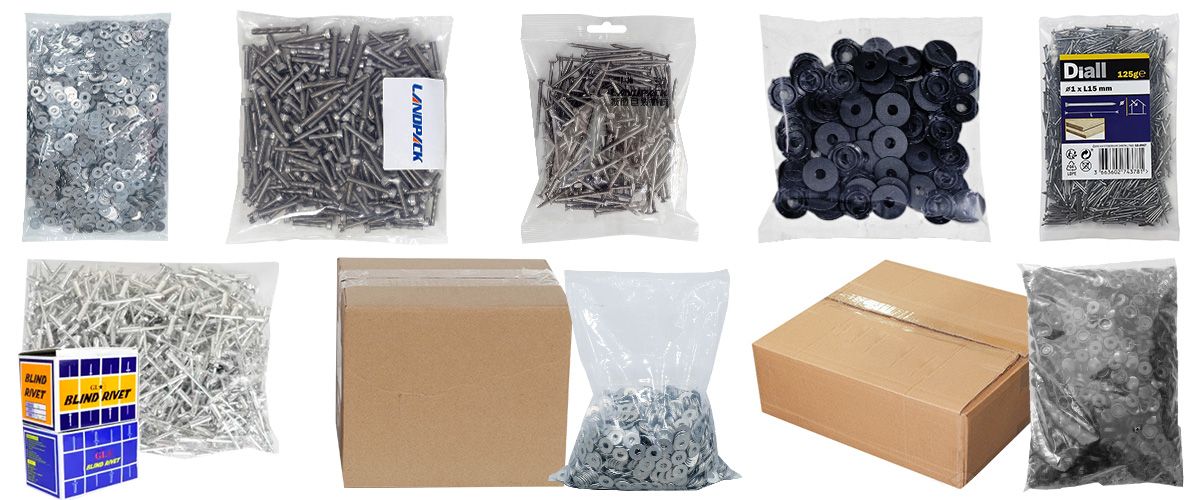 Multifunction Fastener Hardware Metal Washer Bag Packing And Boxing Machine Packing Line